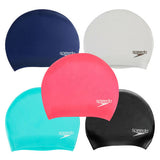 Speedo Adults Swimming Cap - Plain Moulded Silicone