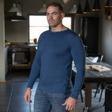Menique Mens Baselayer Top - LS Lightweight Merino