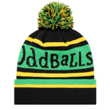 Oddballs Bobble Hat - Black | Yellow | Green