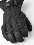 Hestra Adults Ski Gloves - Gauntlet SR 5-finger (Black/Black)