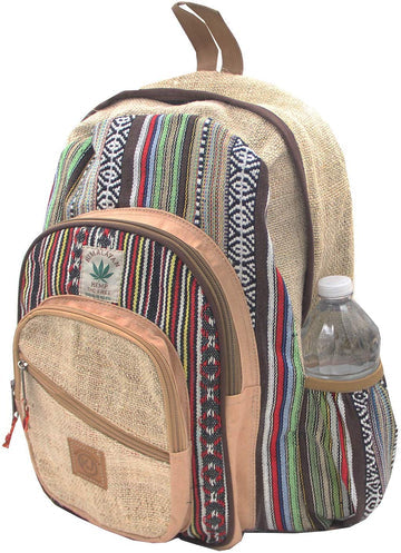 Natural Hemp Nepal Backpack - Large