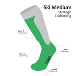 Teko Womens Ski Socks - eco SKI 3.0 ALL MTN Merino Wool