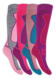 Sock Snob Kids Ski Socks - 4 Pack Performax Junior Size 9-12