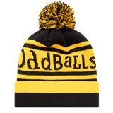 Oddballs Bobble Hat - Black | Amber