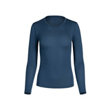 Menique Womens Baselayer Top - LS Lightweight Merino