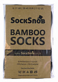 Sock Snob Adults Socks 4 Pairs Bamboo Low Cut Liner