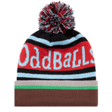 Oddballs Bobble Hat - Black | Red | Sky | Grey | Brown