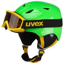 Uvex Kids Ski Helmet & Goggles Set (Airwing 2 & Speedy Pro)