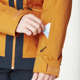 Picture Mens Ski Jacket - Naikoon - Dark Blue Camel Honey L