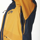 Picture Mens Ski Jacket - Naikoon - Dark Blue Camel Honey L