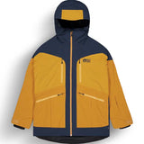 Picture Mens Ski Jacket - Naikoon - Dark Blue Camel Honey L