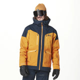 Picture Mens Ski Jacket - Naikoon - Dark Blue Camel Honey L