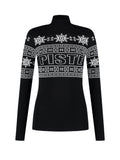Nikkie Womens Midlayer - Giza Piste Pull (Black) 34