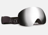 Aphex Adults Ski & Board Goggles - Styx BLK/SVR 2 Lenses (Cat1 & Cat3)