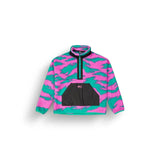 Picture Womens Fleece - Zelkova 1/4 Zip Retro Bliss Print M