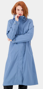 Didriksons Womens Parka - Sonja Horizon Blue Size 44