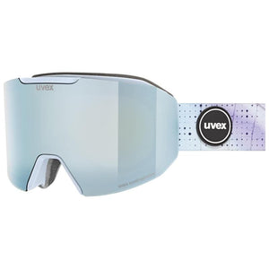Uvex Adults Ski & Board Goggles - Evidnt ATTRACT CV Arctic FM Saphire/Green