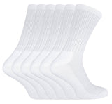 Sock Snob Adults Sports Socks - 6 Pack Calf Size Bamboo and Organic Cotton
