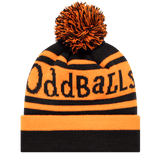Oddballs Bobble Hat - Orange | Black