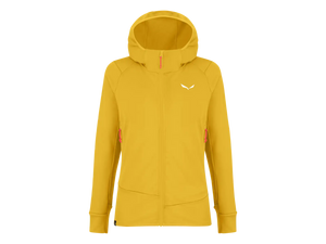 Salewa Womens Fleece Jacket - Puez Hybrid Polarlite Full Zip Hoody