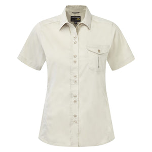 Craghoppers Women's Kiwi Short-Sleeved Shirt White