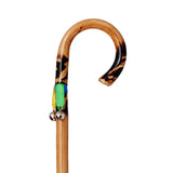 Segorbina De Bastones Kids's Curved Wooden Walking Stick With Bells 70cm