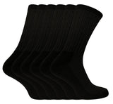 Sock Snob Adults Sports Socks - 6 Pack Calf Size Bamboo and Organic Cotton