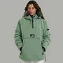 SQI Adults Ski Jacket - 1/4 Zip (Green) L