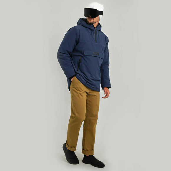 SQI Adults Ski Jacket - 1/4 Zip (Navy Blue) – Montagne Sports