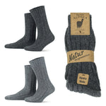 AJTU Adults Socks - Alpaca Wool Extra Thick (Pack of 2)