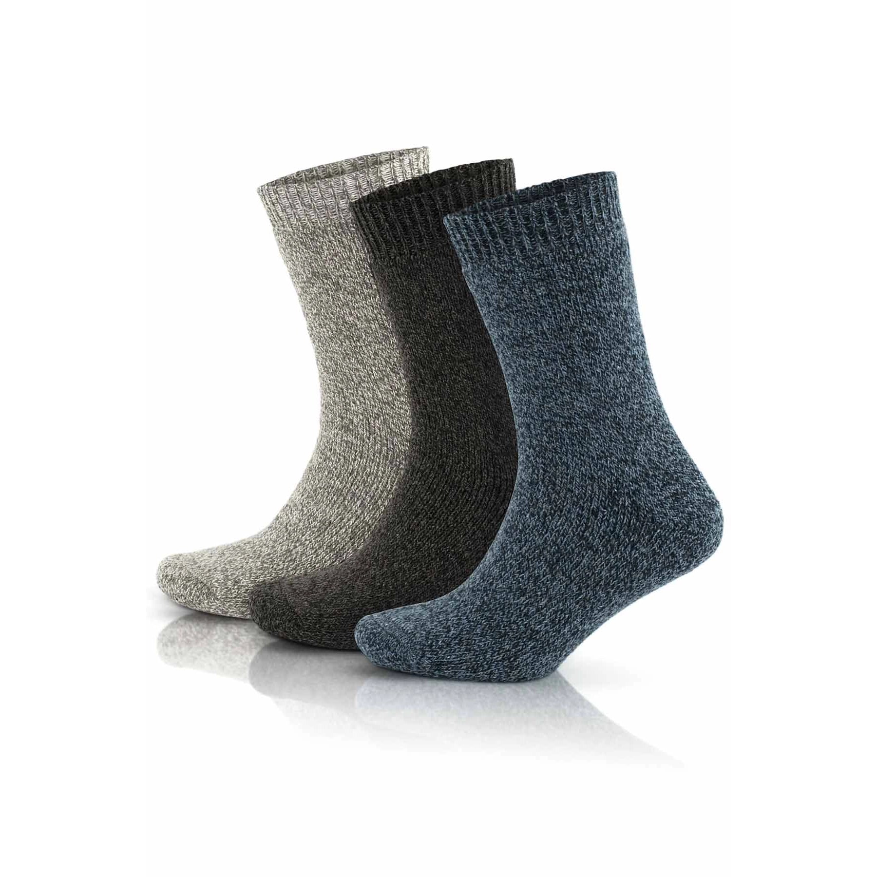 GoWith Adults Walking Socks - Norweger Wool (Pack of 3)
