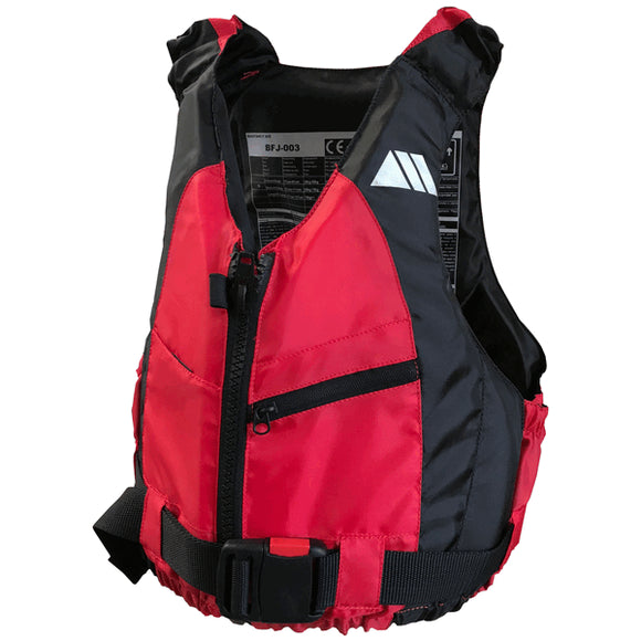 Aqua Marine Zipper Buoyancy Aid 50N Black & Red