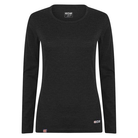 EDZ Women's Merino Long Sleeve Crew Neck Baselayer