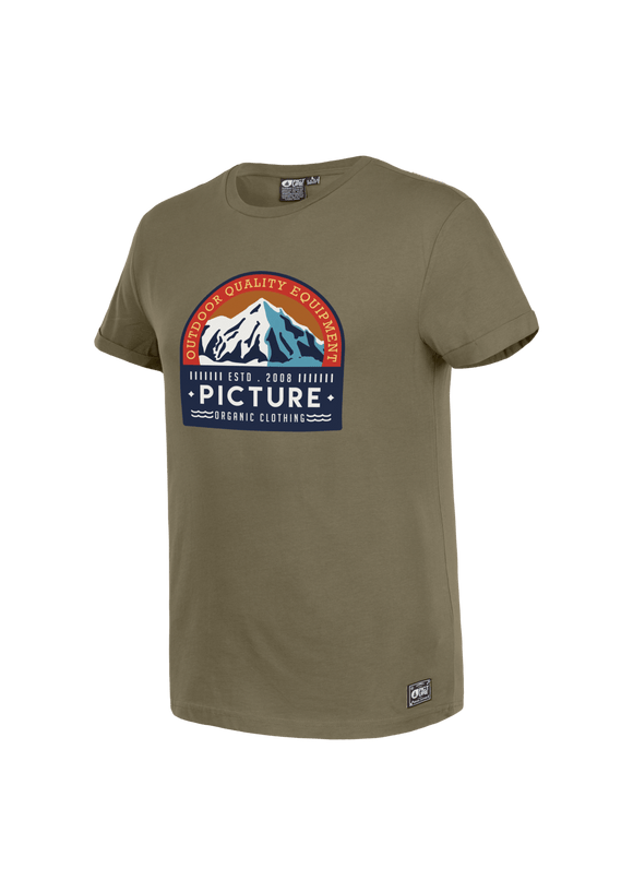 Picture Men's Earth T-Shirt - Dark Army Green L