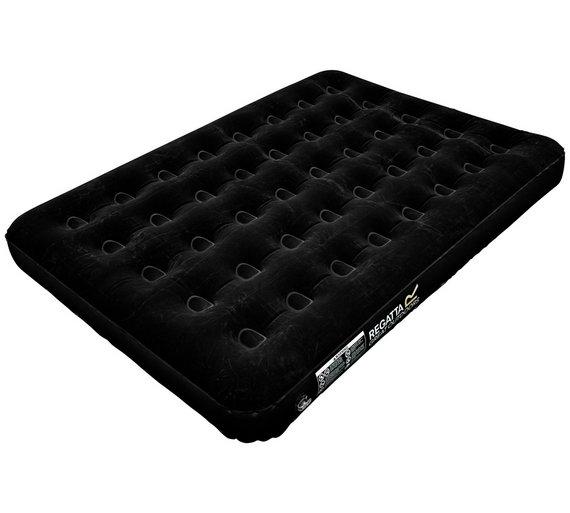 Regatta Flock Double Airbed - Black