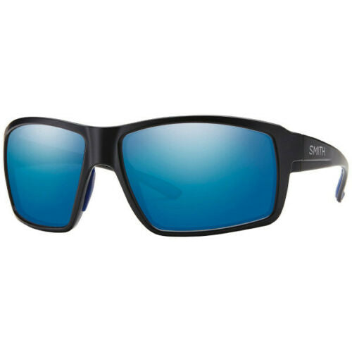 Smith Fireside Matte Black Blue Mirror Sunglasses